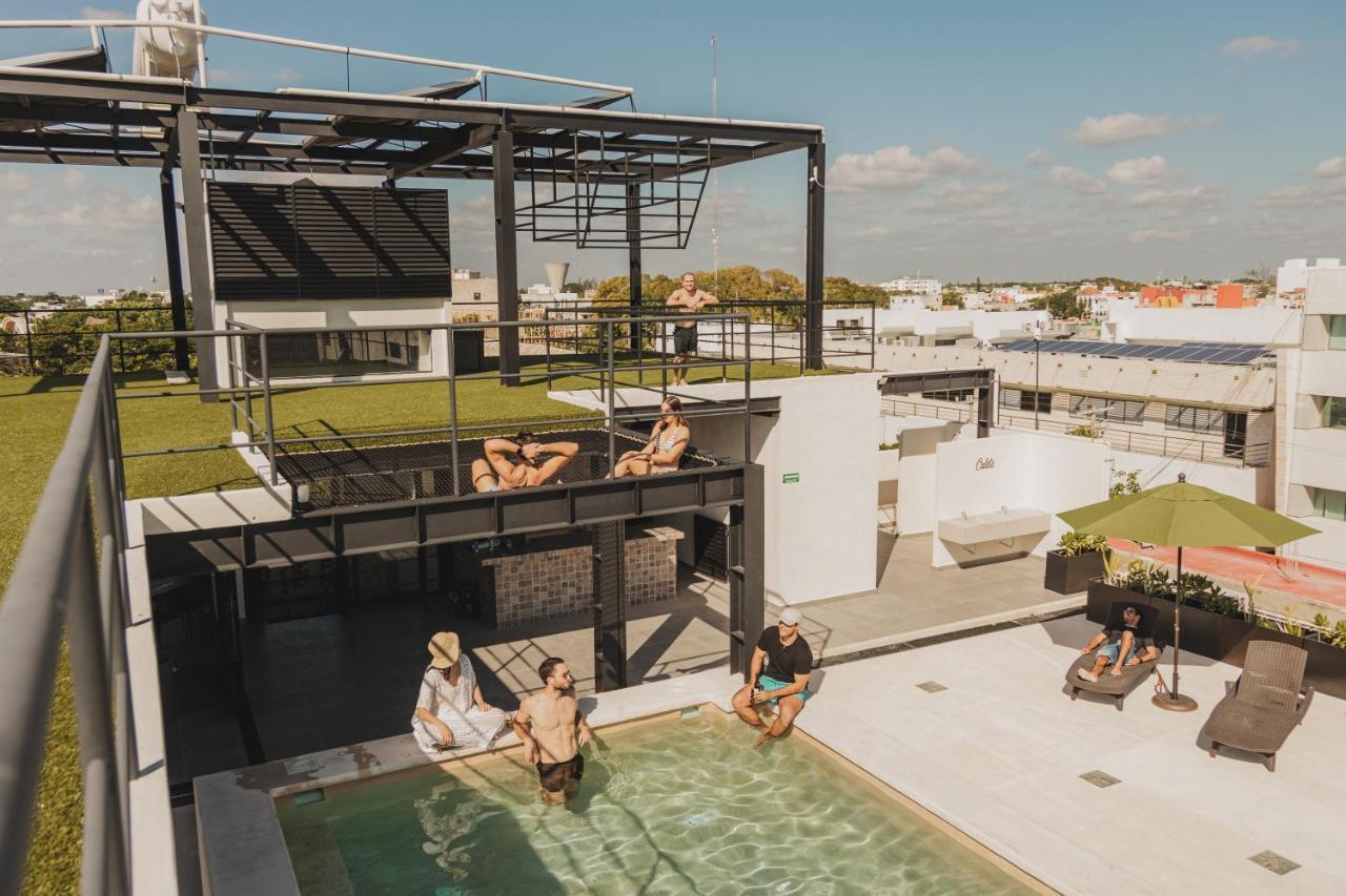 Caleta Hostel Rooftop & Pool Κανκούν Εξωτερικό φωτογραφία