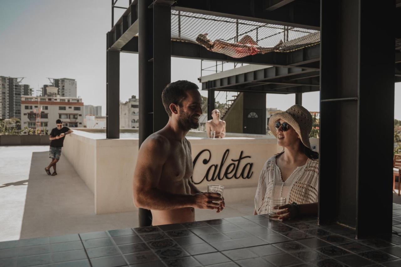 Caleta Hostel Rooftop & Pool Κανκούν Εξωτερικό φωτογραφία