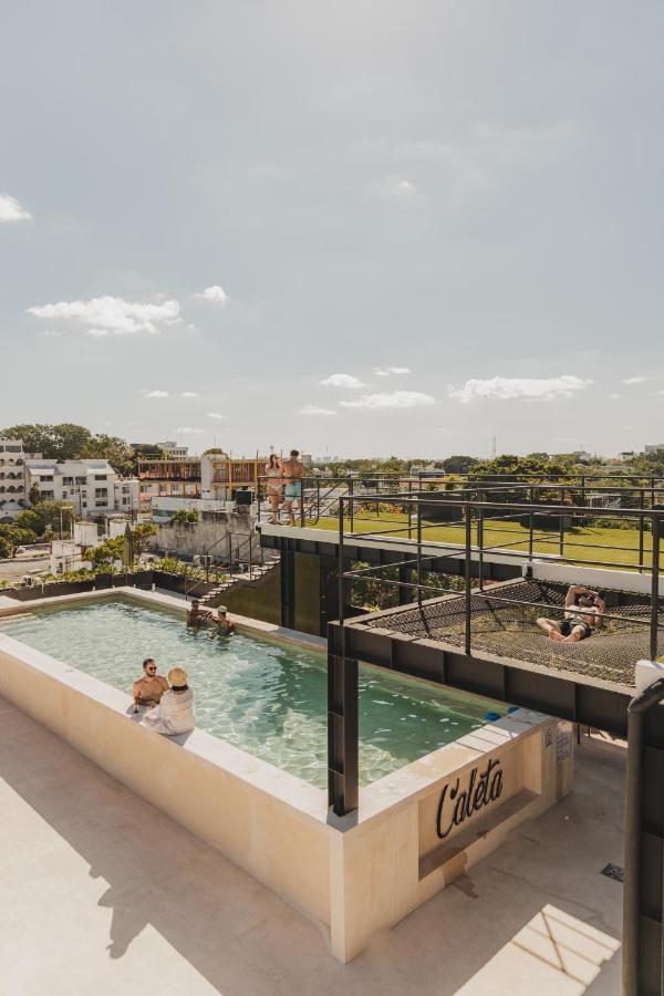 Caleta Hostel Rooftop & Pool Κανκούν Εξωτερικό φωτογραφία