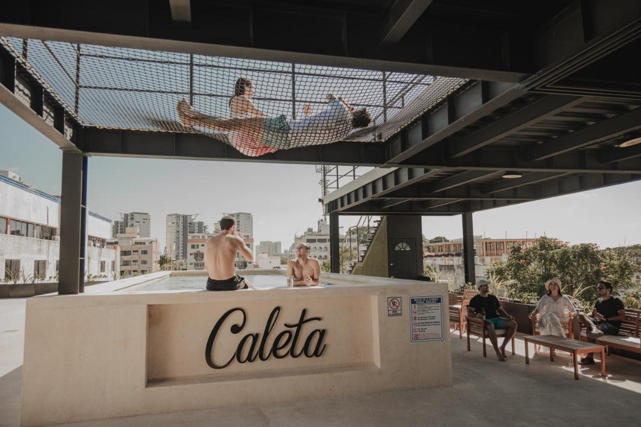 Caleta Hostel Rooftop & Pool Κανκούν Εξωτερικό φωτογραφία