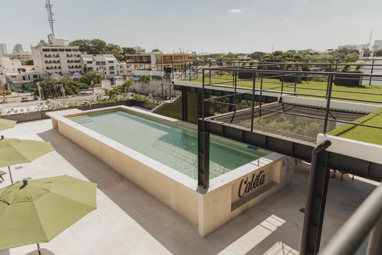 Caleta Hostel Rooftop & Pool Κανκούν Εξωτερικό φωτογραφία