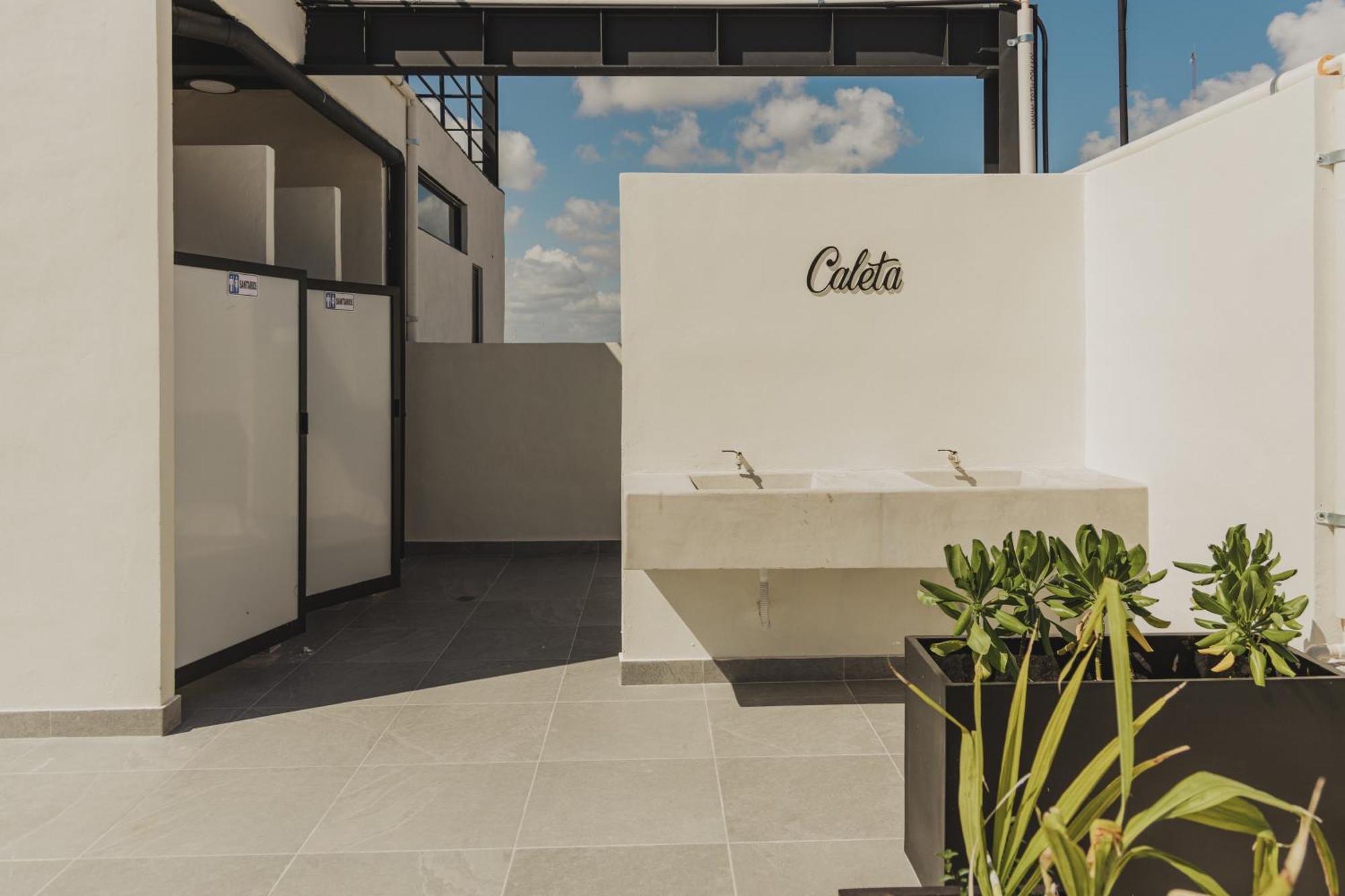 Caleta Hostel Rooftop & Pool Κανκούν Εξωτερικό φωτογραφία